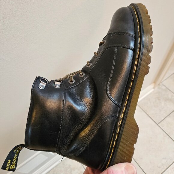 Dr. Martens Men's 'Nashville'  Leather Boots, Black, Sz 13 - Picture 13 of 16